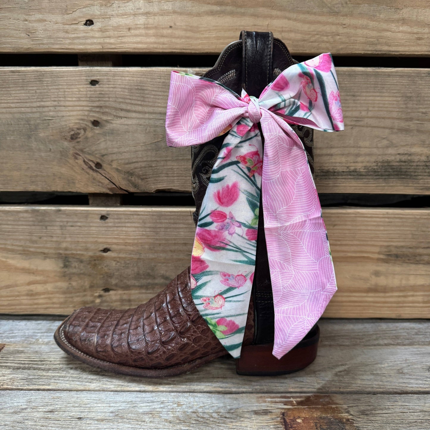 Pink Western Skinny Mini Wild Rag Scarf / Cowgirl Necktie #TW144