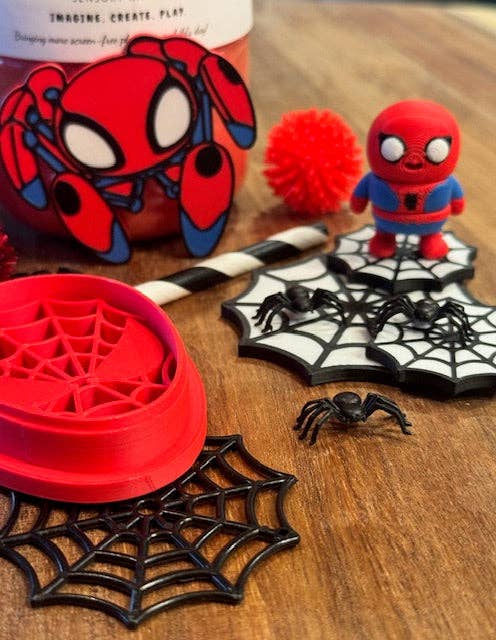 Spiderman On-The-Go Playdough Pod