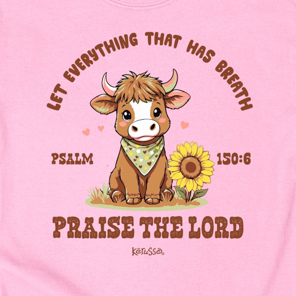 Kerusso Kids T-Shirt Praise Cow