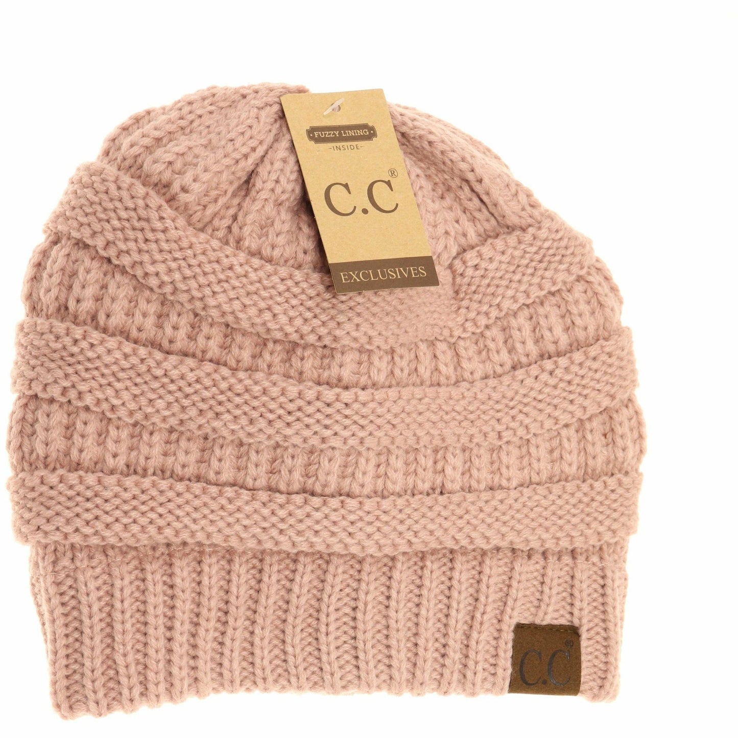 Classic Fuzzy Lined CC Beanie HAT25