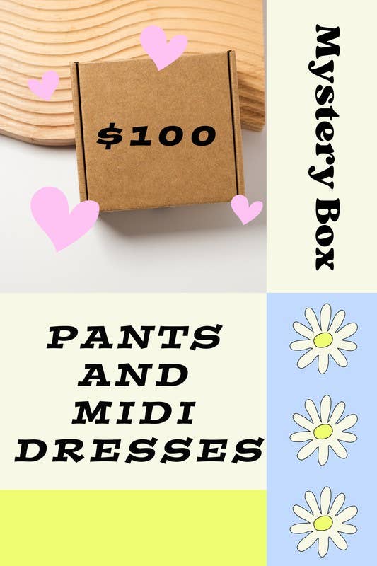 MYSTERY BOX PANTS AND MIDI DRESSES - 15 PCS RANDOM STYLES
