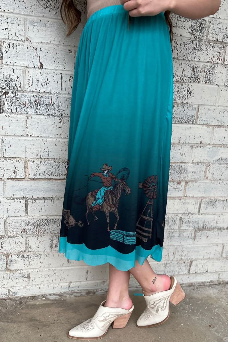 God's Country Mesh Skirt