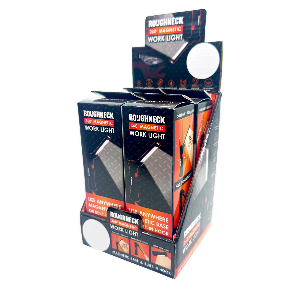 Roughneck 360° Adjustable Magnetic LED Work Light