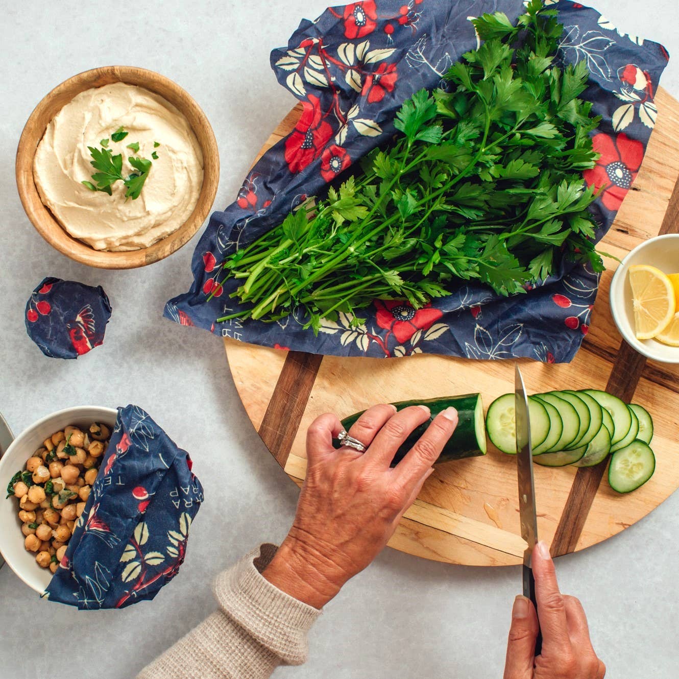 New! Cut-to-Size Roll - Botanical Print