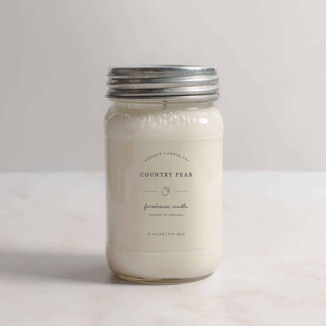 Country Pear - Soy Wax Mason Jar Candle