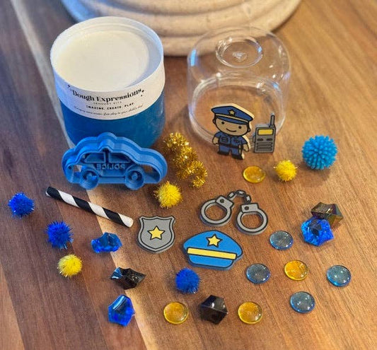 Police On-The-Go Playdough Pod