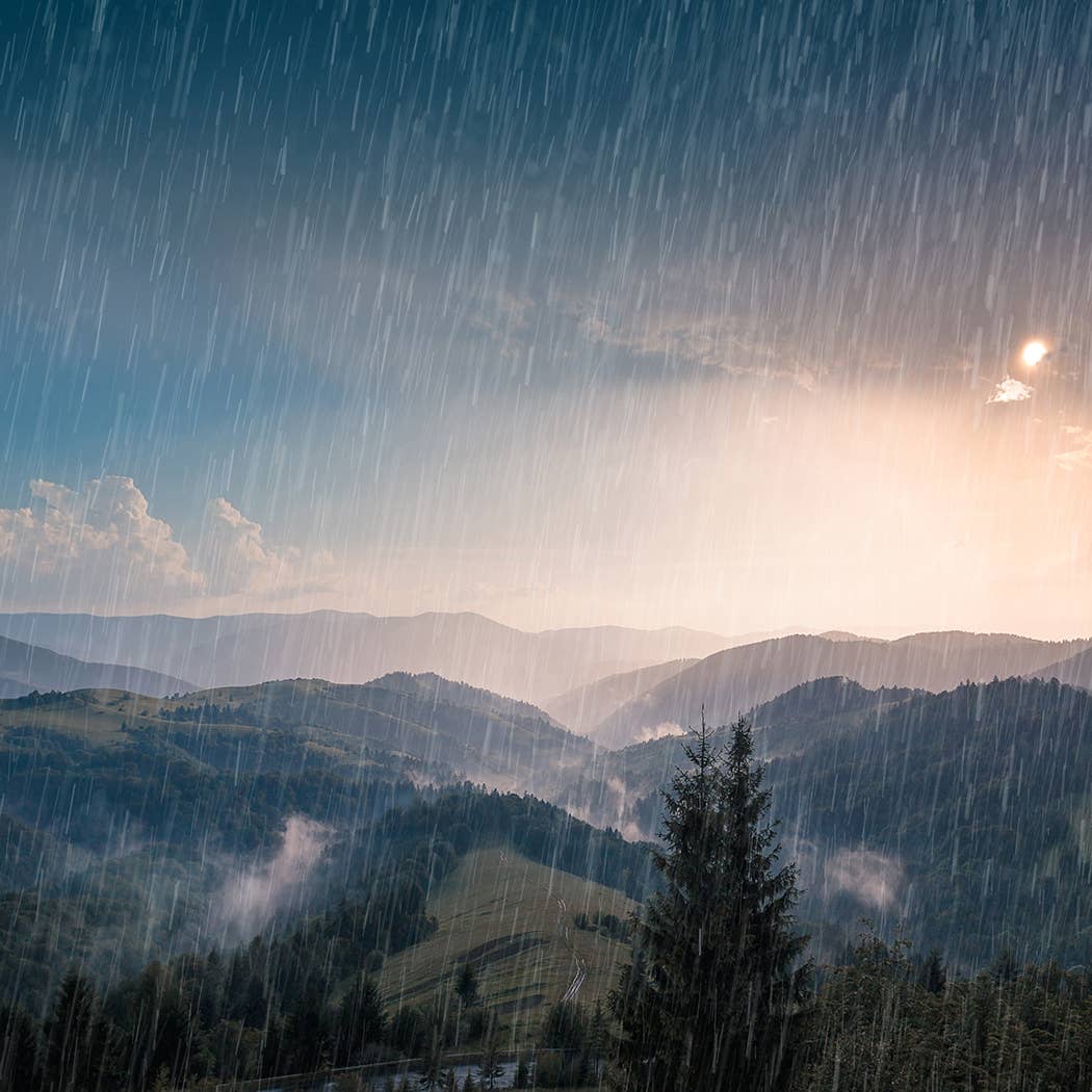 5 oz Cream Jar Candle: Mountain Rain