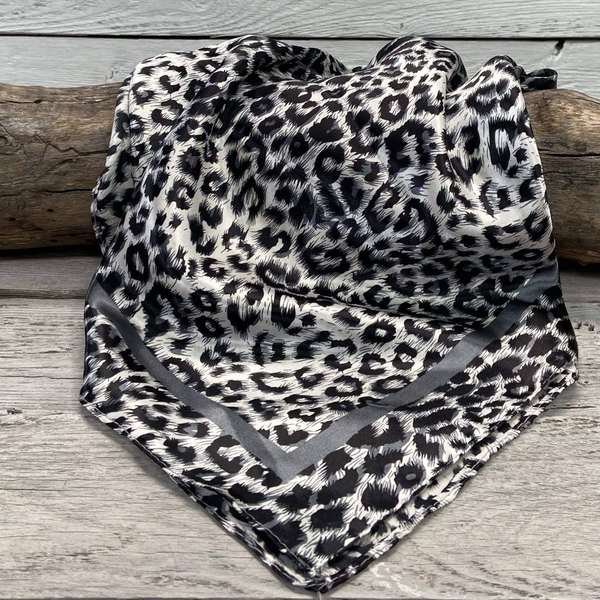 Snow Leopard Wild Rag - Western Scarf