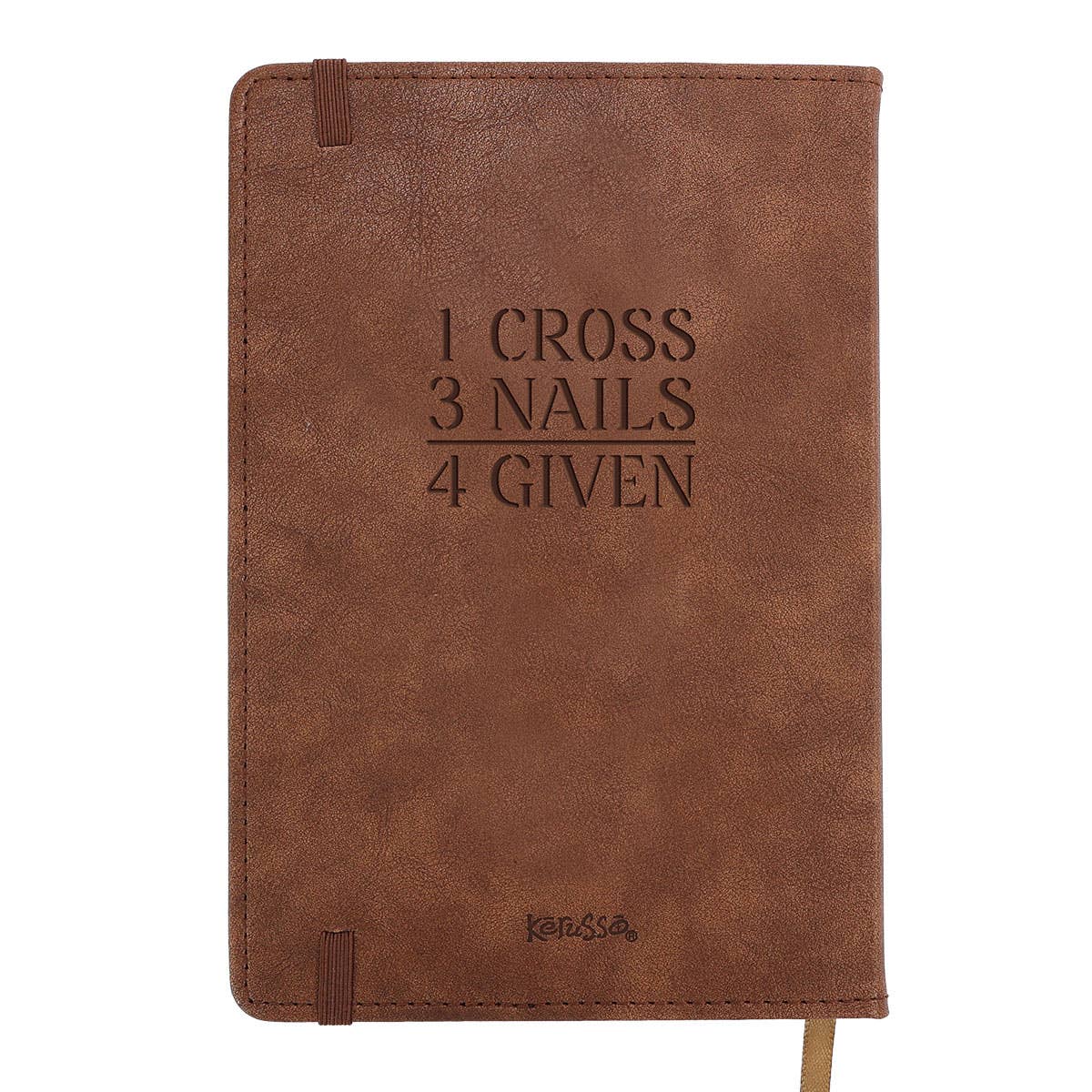 Kerusso Mens Faux Leather Journal The Cross