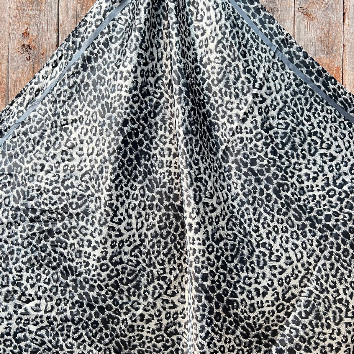 Snow Leopard Wild Rag - Western Scarf