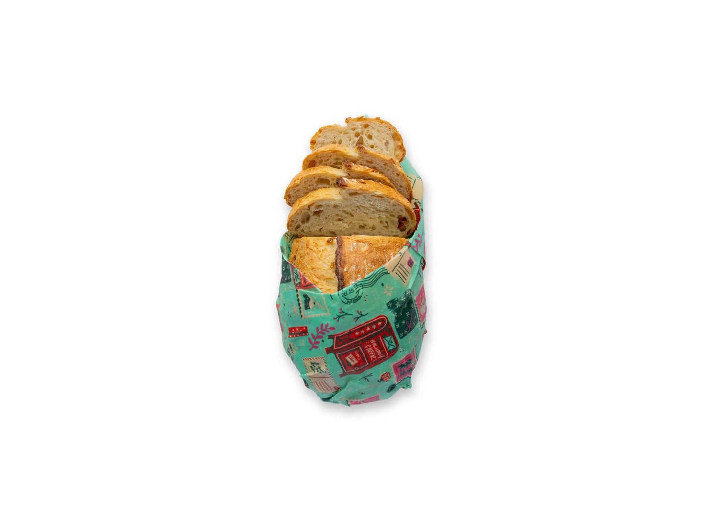 NEW! Seasons Greetings Bread Wrap, Holiday Food Wrap
