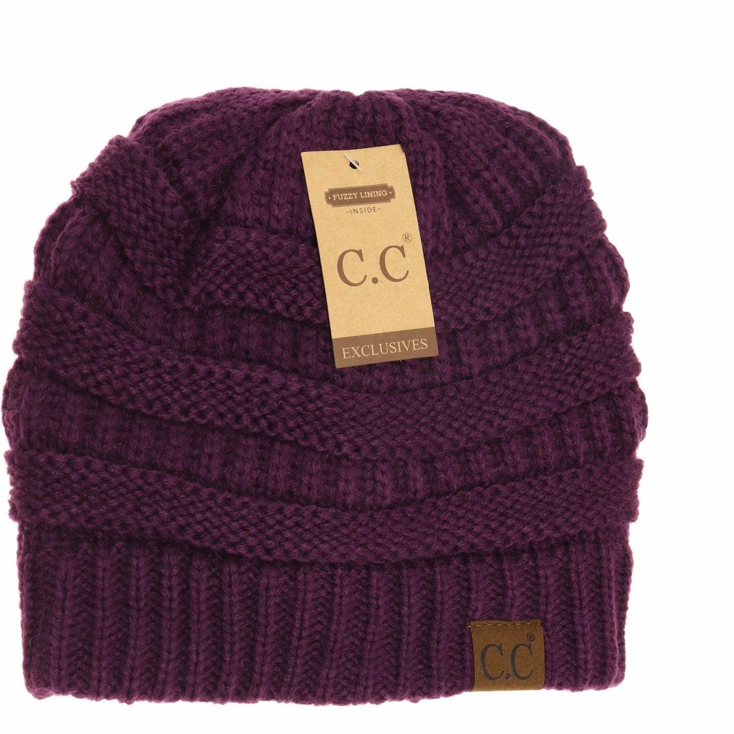 Classic Fuzzy Lined CC Beanie HAT25
