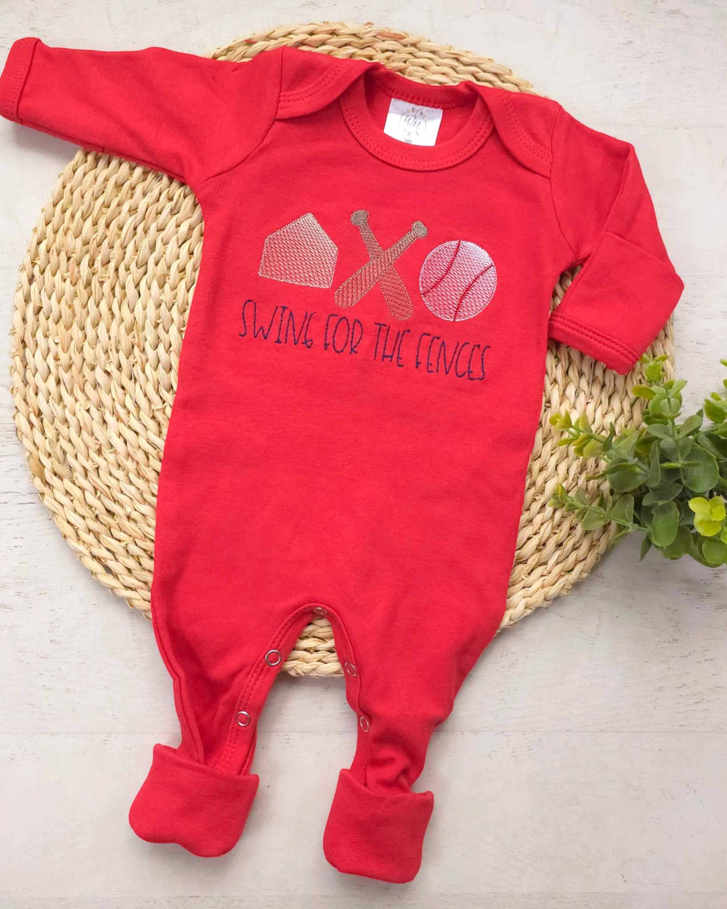 Baby Boy Baseball Romper | Swing For The Fences