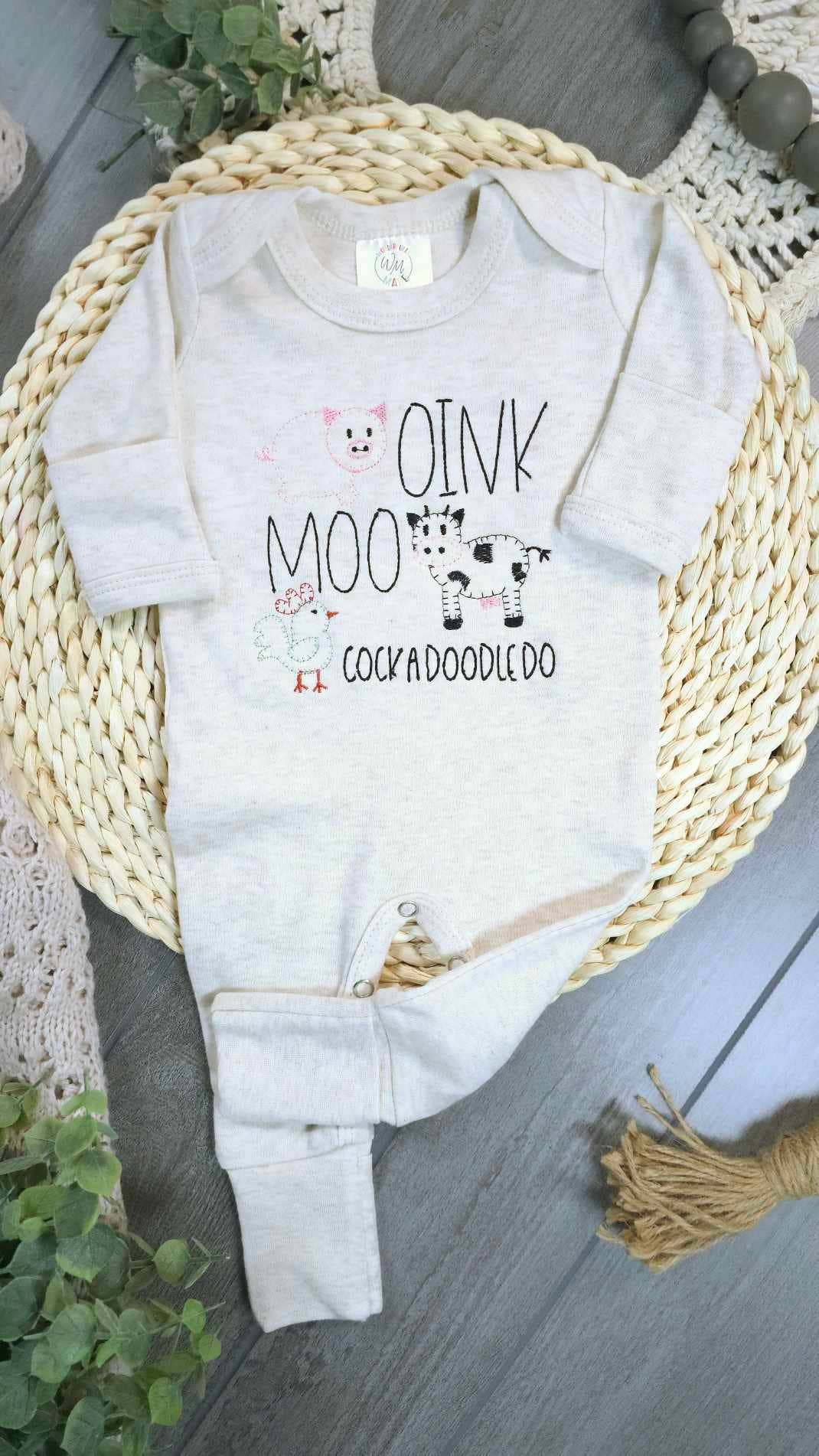 Baby Romper | Farm Animals