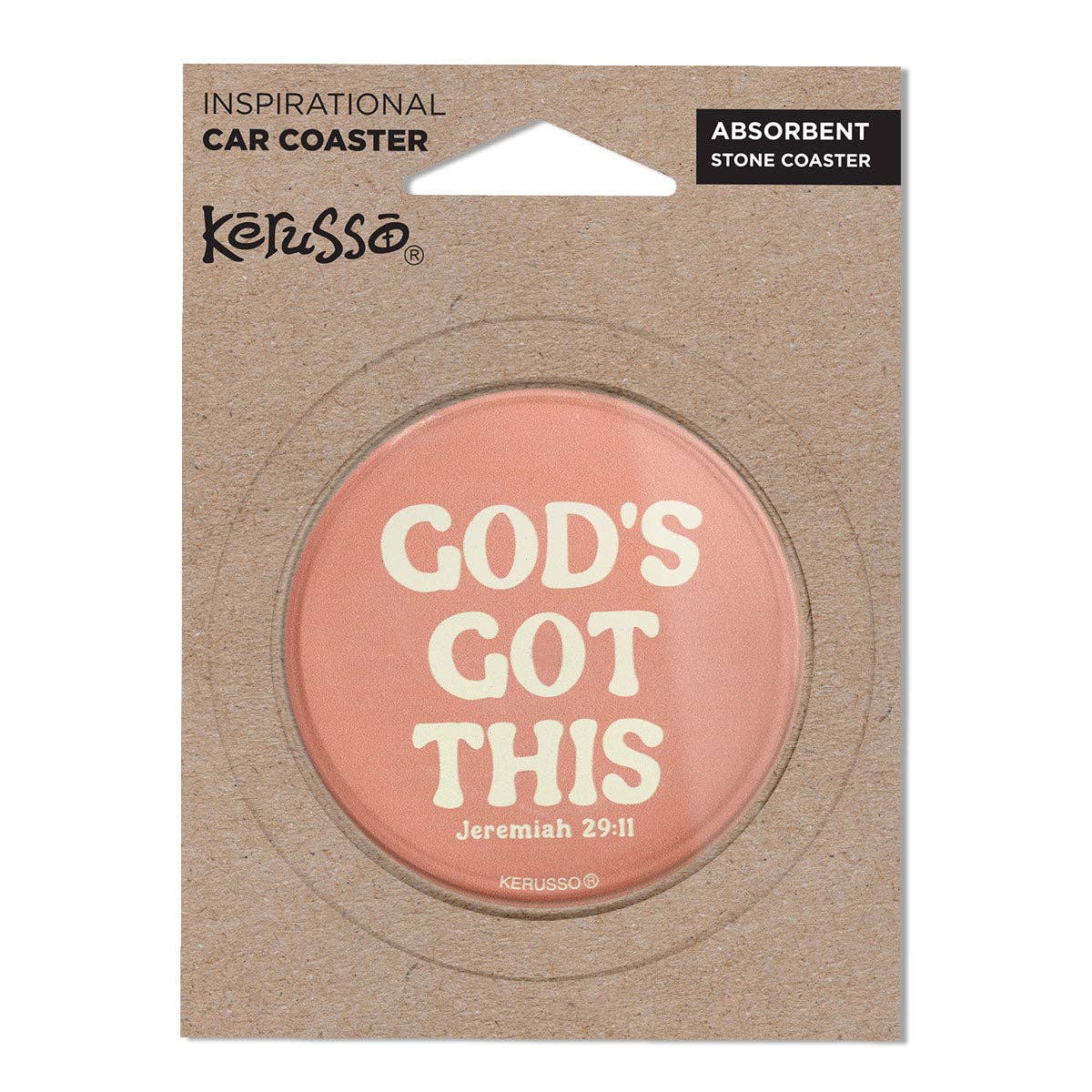Kerusso Car Coaster God's Got This