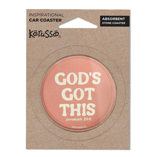 Kerusso Car Coaster God's Got This