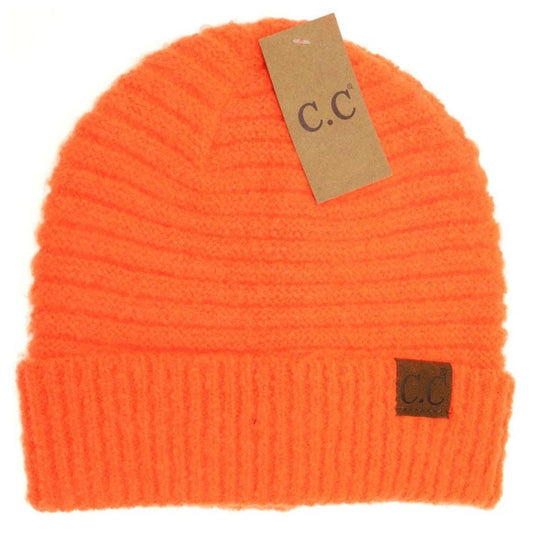 Solid Boucle Knit Cuff CC Beanie HAT7006