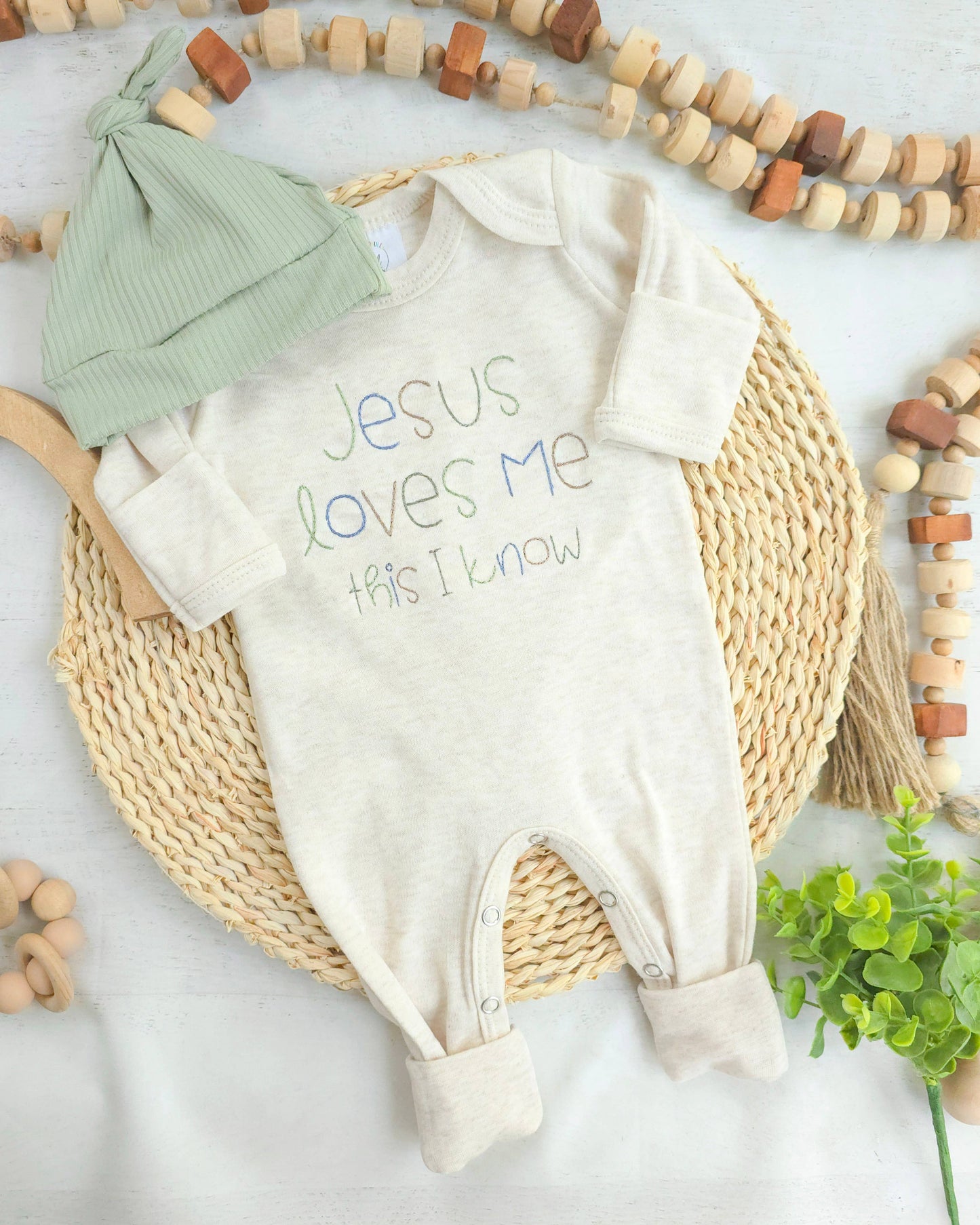 Baby Romper | Baby Boy Outfit - Jesus Loves Me