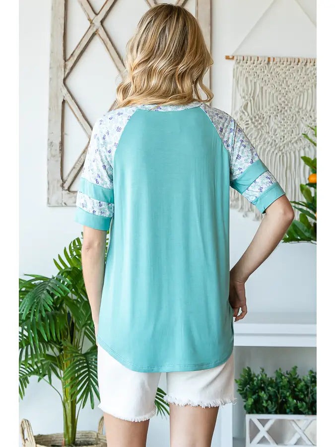 Blue floral Shirt