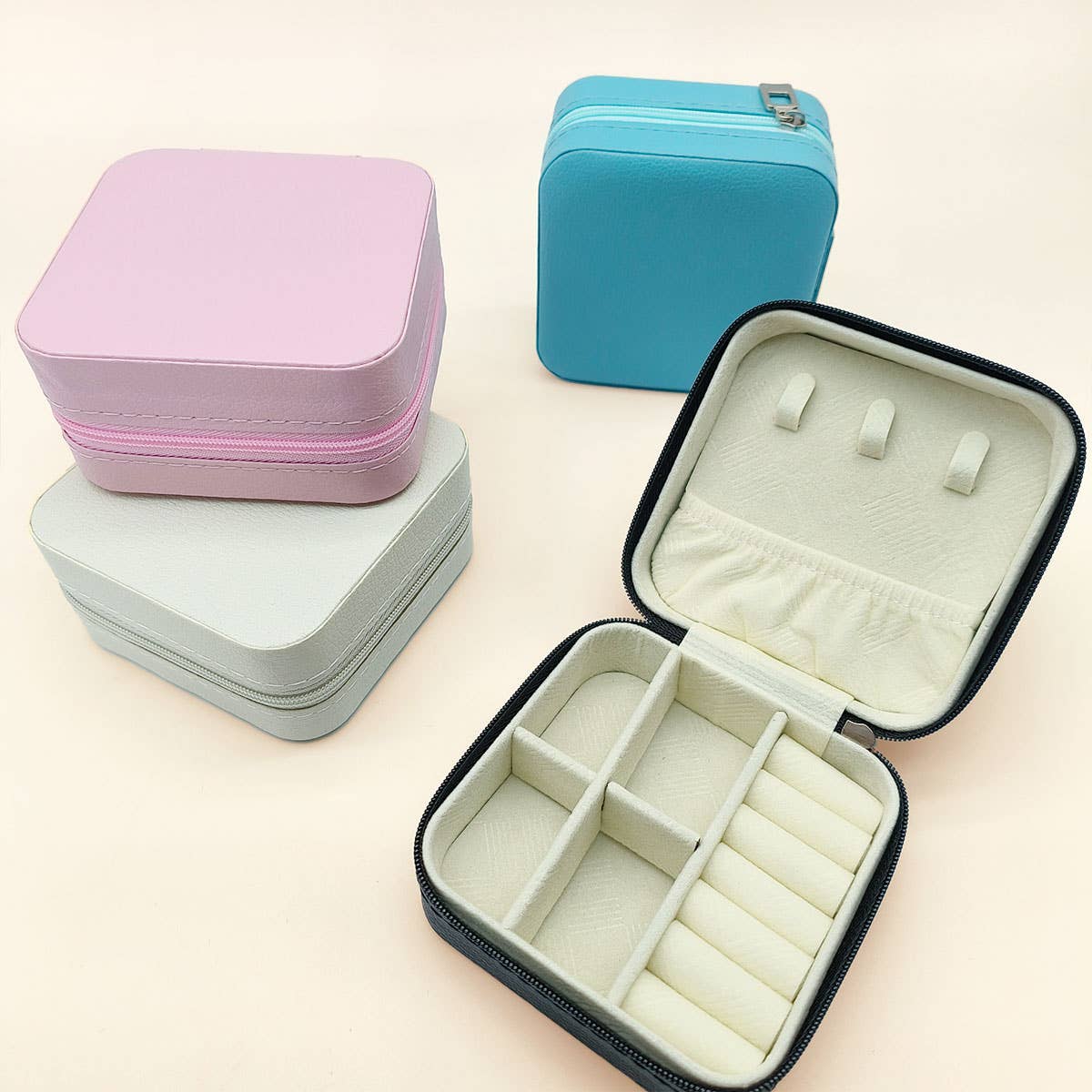 MACARON SOLID COLOR JEWELRY STORAGE BOX