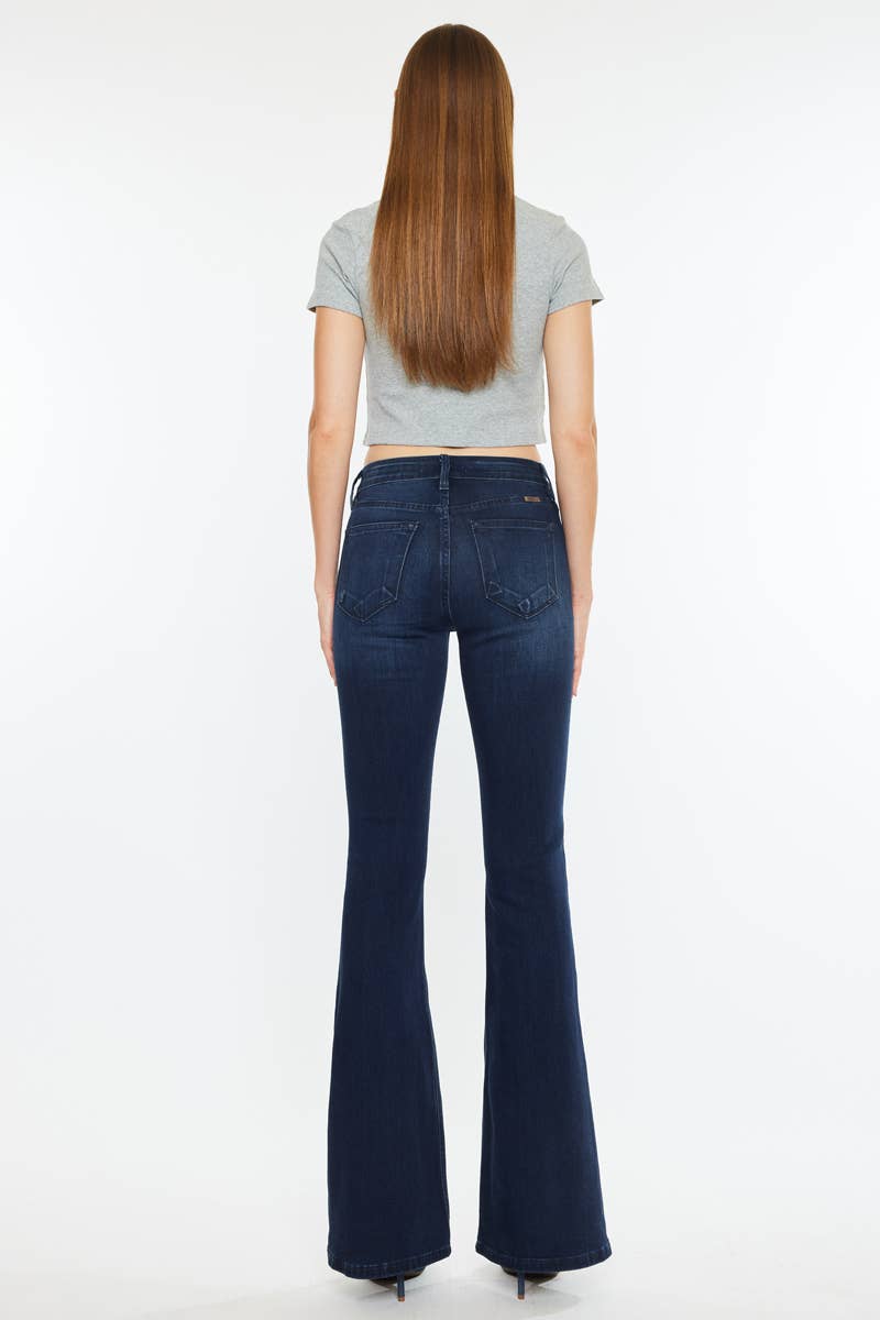 OPEN PACK MID RISE FLARE JEANS-KC6102D-OP