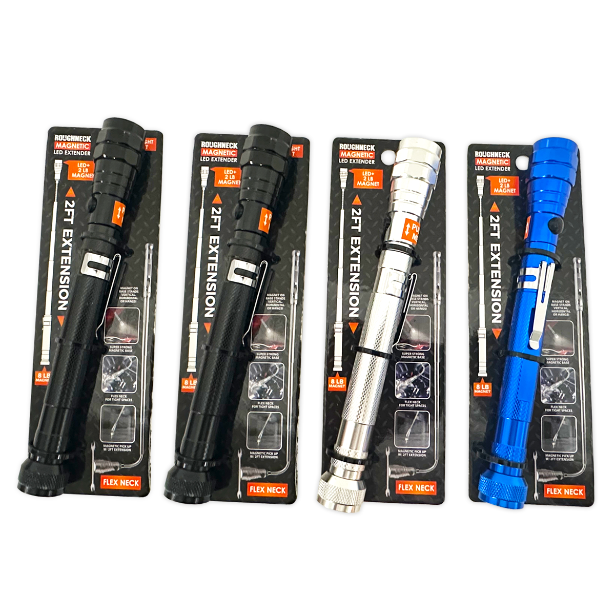 Roughneck Magnetic LED Extender 2 ft Multi Tool