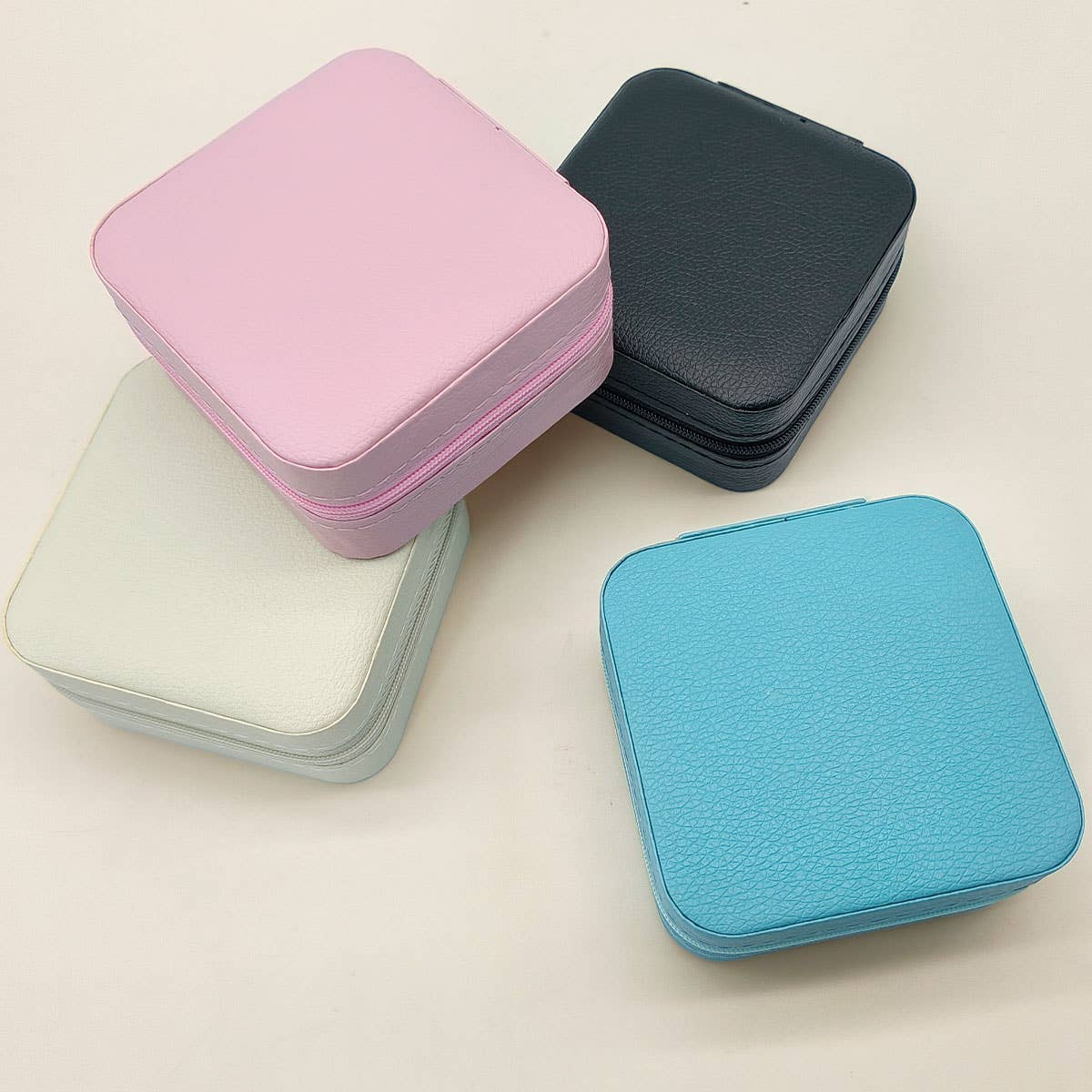 MACARON SOLID COLOR JEWELRY STORAGE BOX