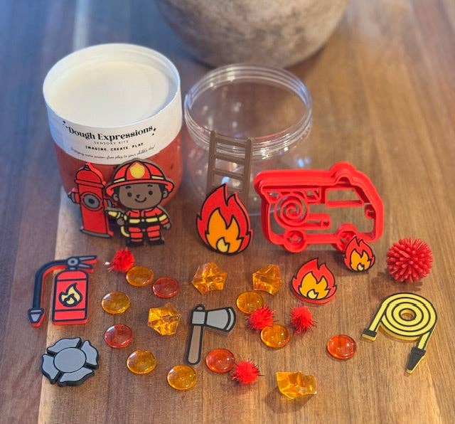 Fireman On-The-Go Playdough Pod