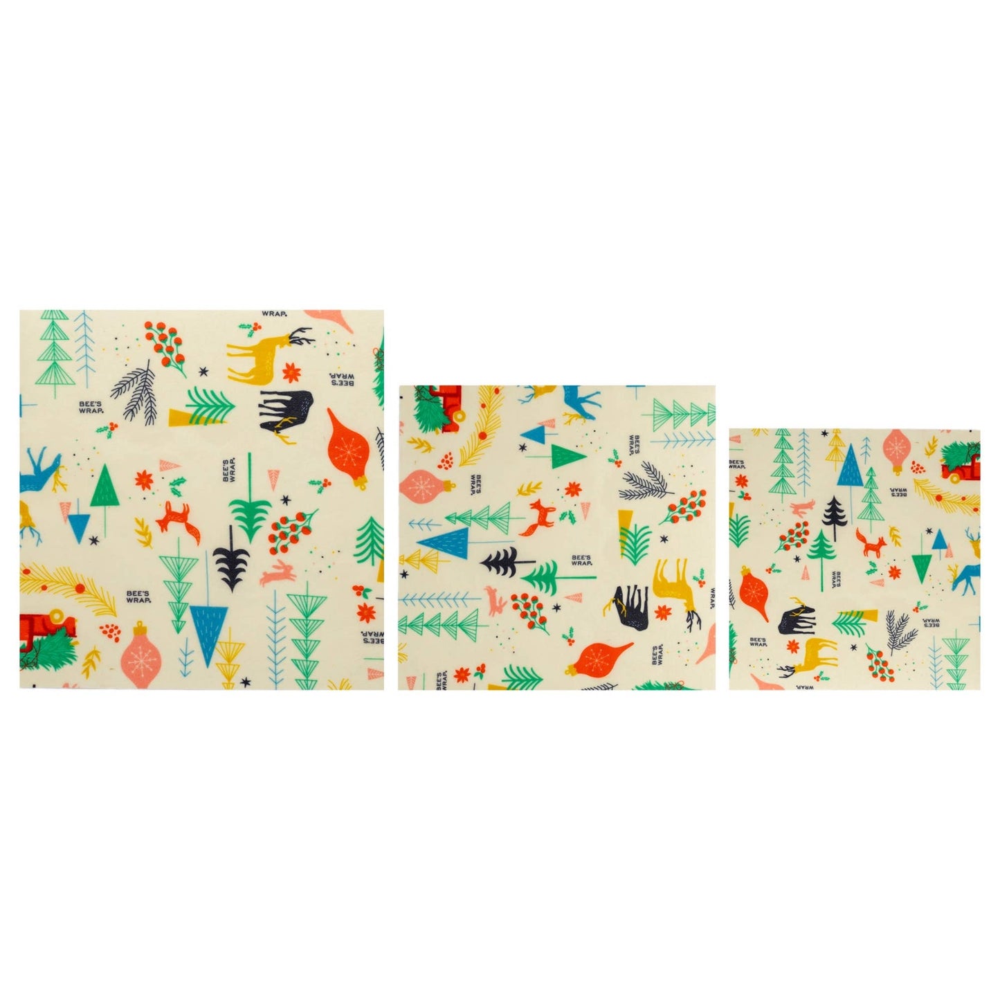 Winter Wonderland Assorted 3 Pack, Reusable Food Wraps