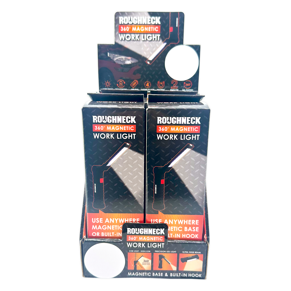 Roughneck 360° Adjustable Magnetic LED Work Light