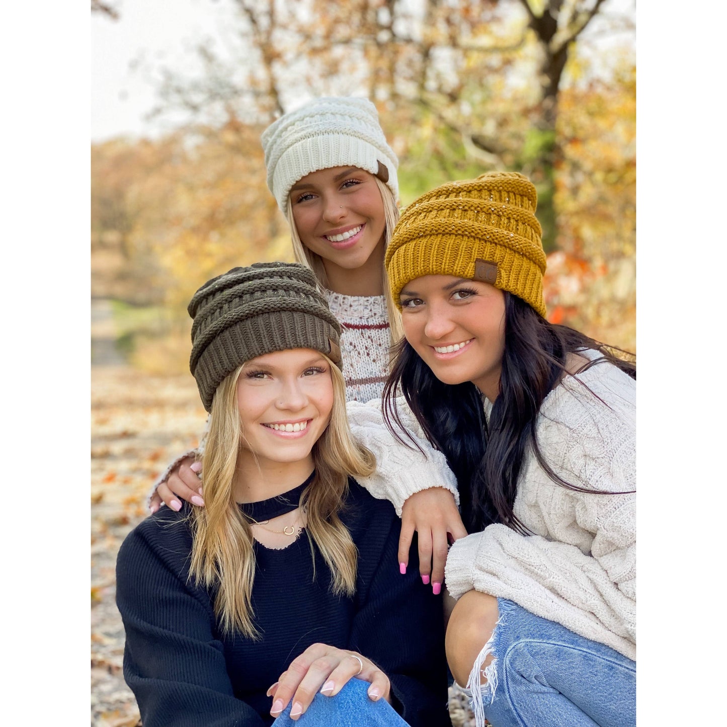 Sequin CC Beanies HAT730