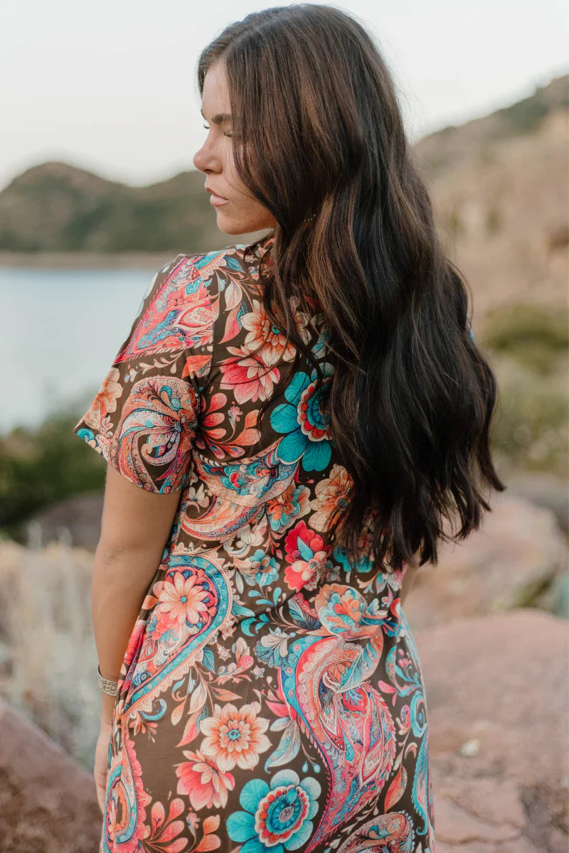Paisley of My Heart Maxi Dress