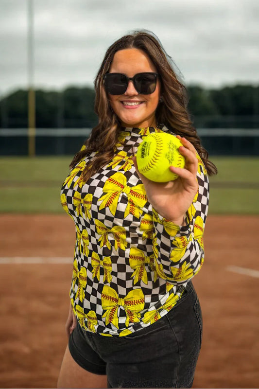 Throw Like a Girl Mesh Top