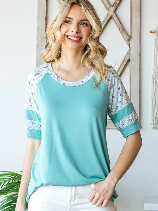 Blue floral Shirt