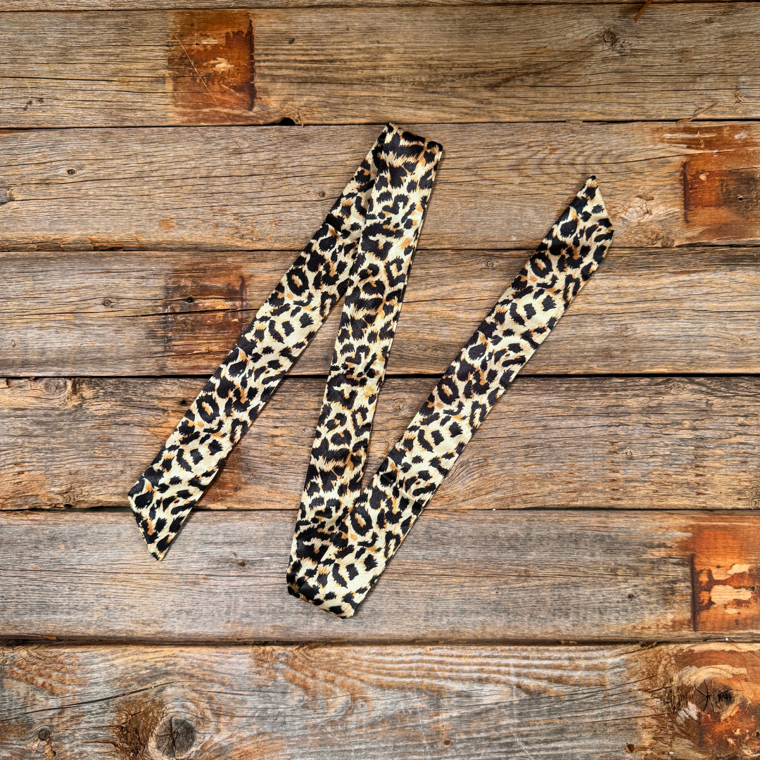 Tan Western Skinny Mini Wild Rag Scarf / Cowgirl Necktie #TW336