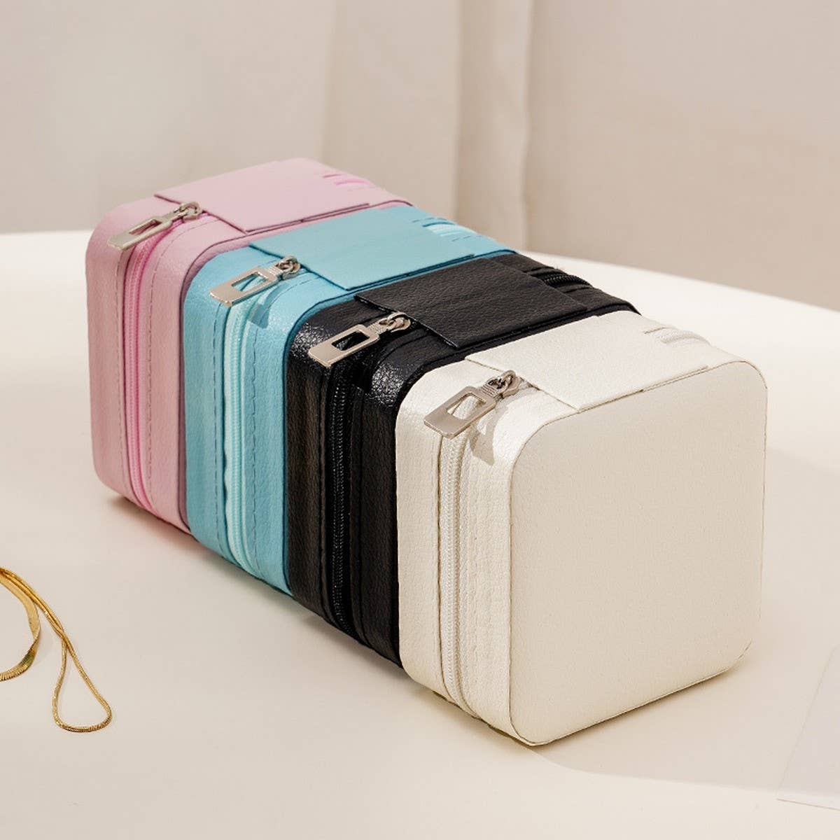 MACARON SOLID COLOR JEWELRY STORAGE BOX