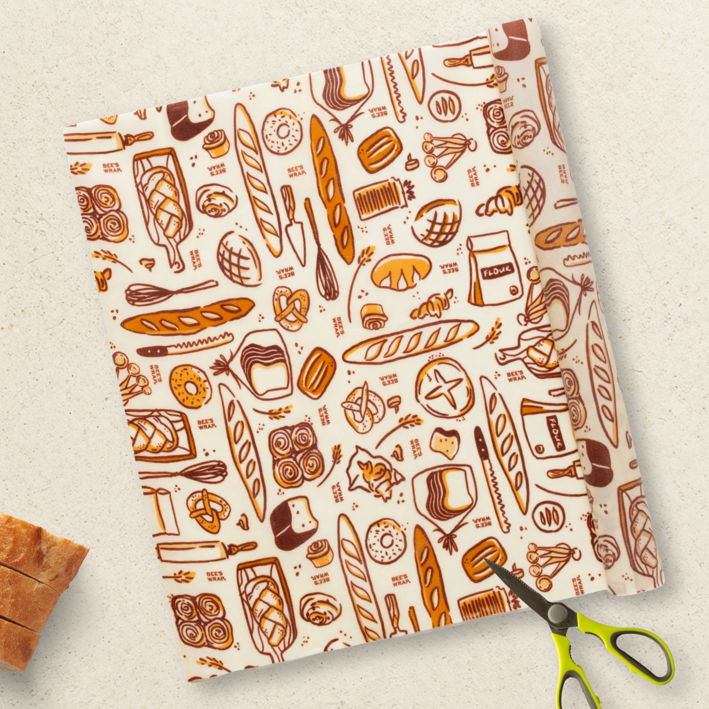 Bees Wrap Reusable Beeswax Food Wrap Roll - Bakery Lane