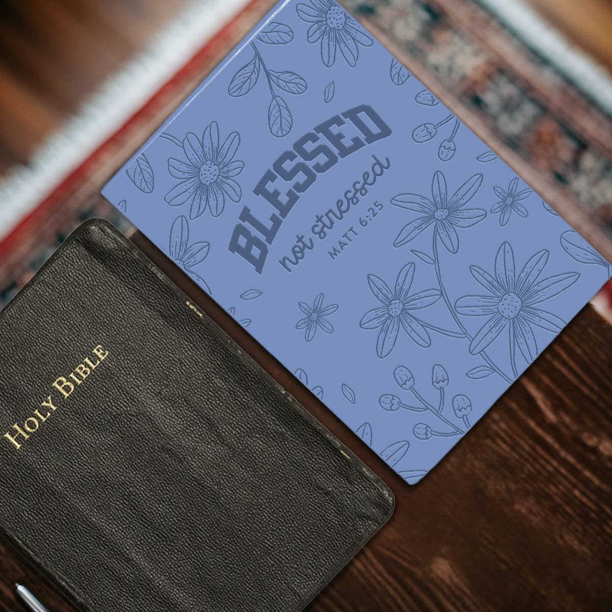 Kerusso Womens Faux Leather Journal - Blessed