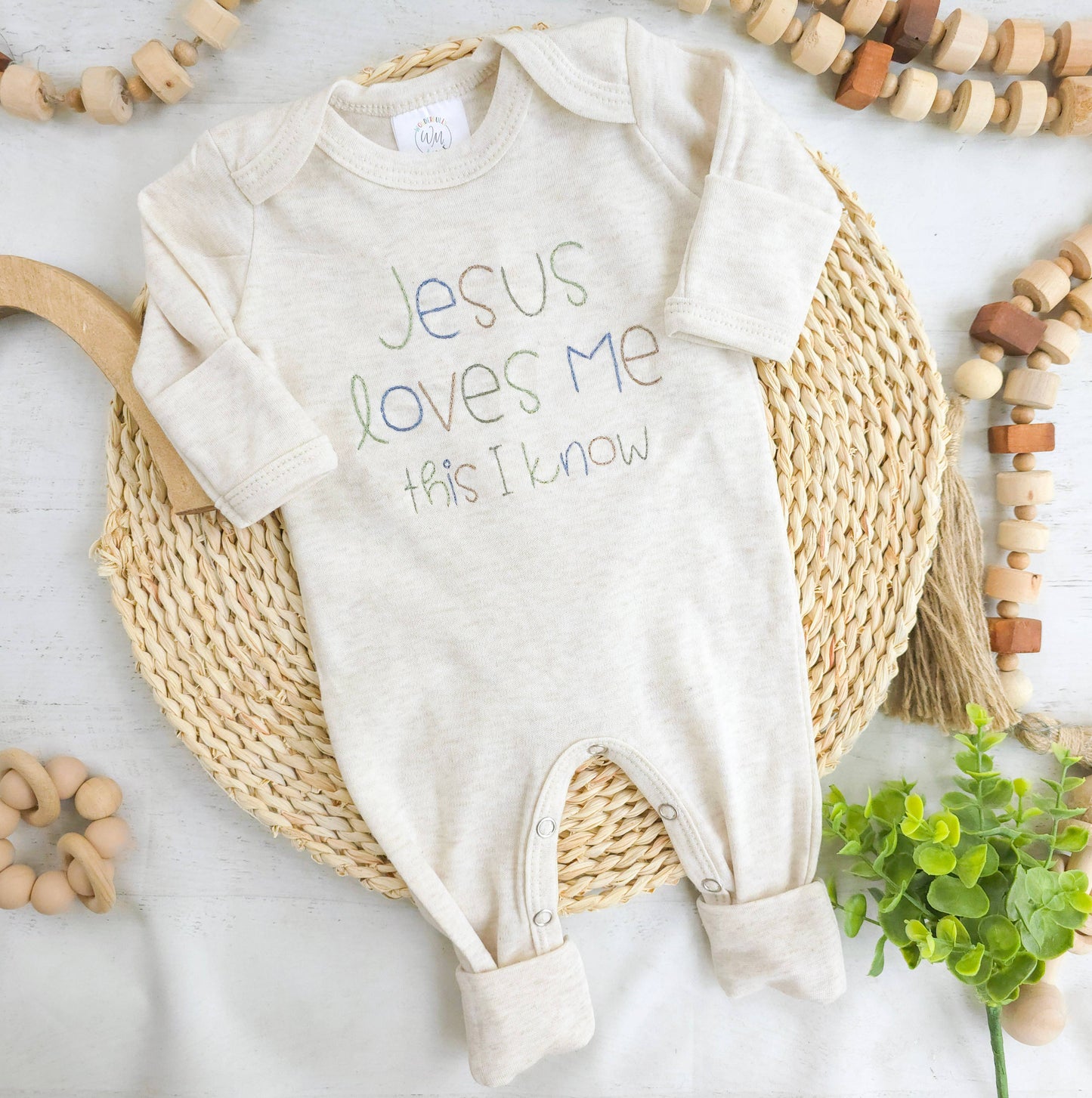 Baby Romper | Baby Boy Outfit - Jesus Loves Me