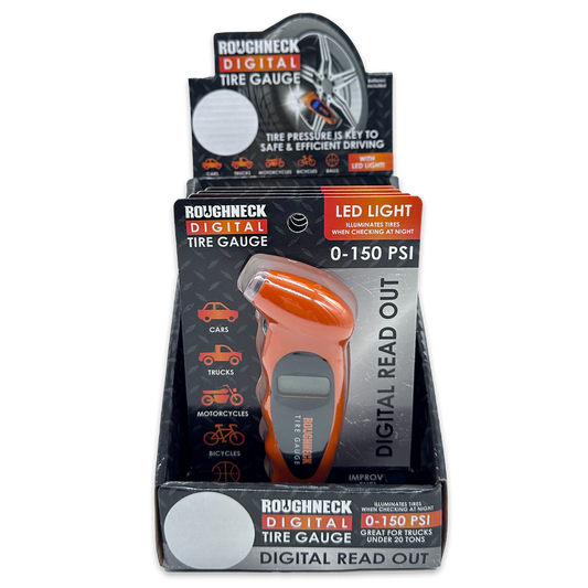 Roughneck Digital Tire Gauge With LED Light
