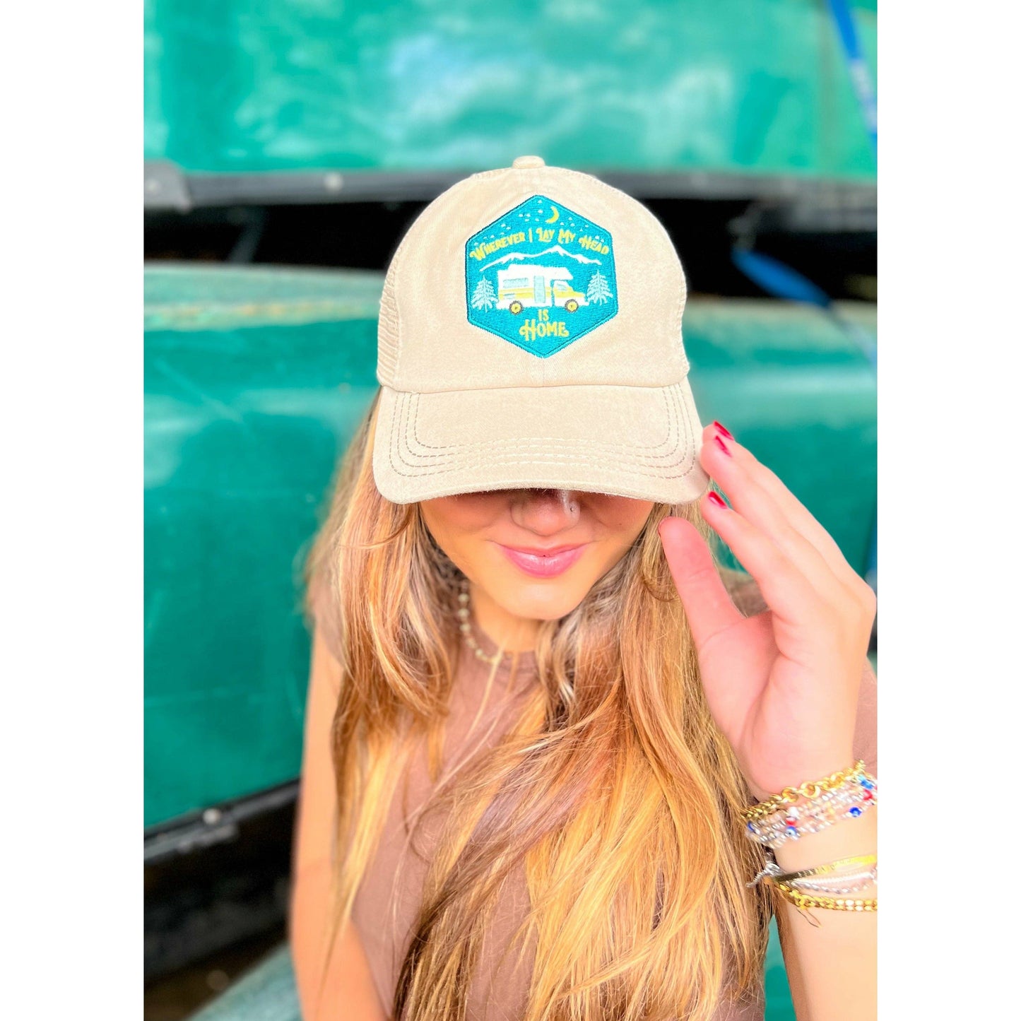 Embroidered Wherever I Lay My Head Patch C.C High Pony Criss