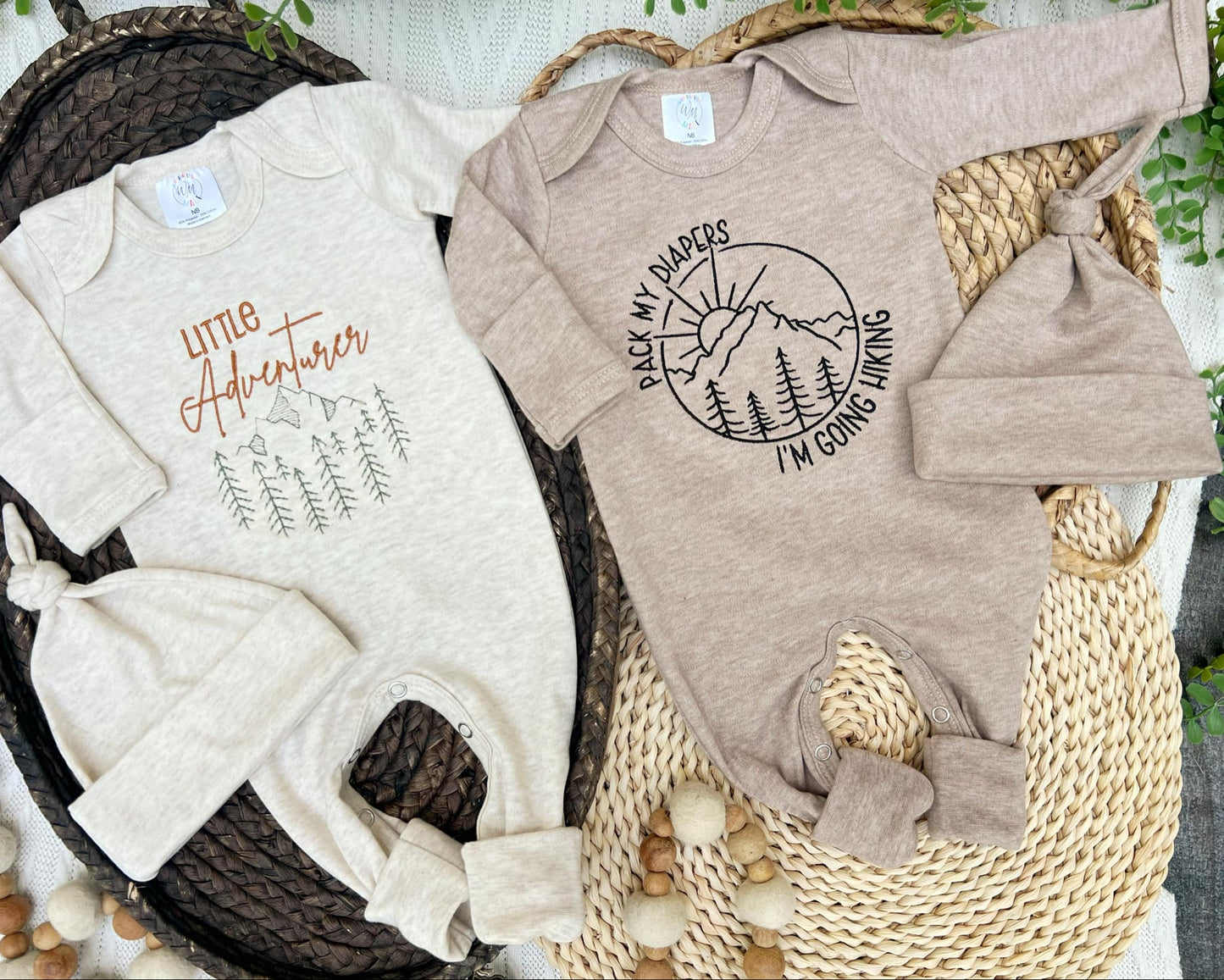 Baby Boy Mountain Outfit | Pack My Diapers, I'm Going Hiking