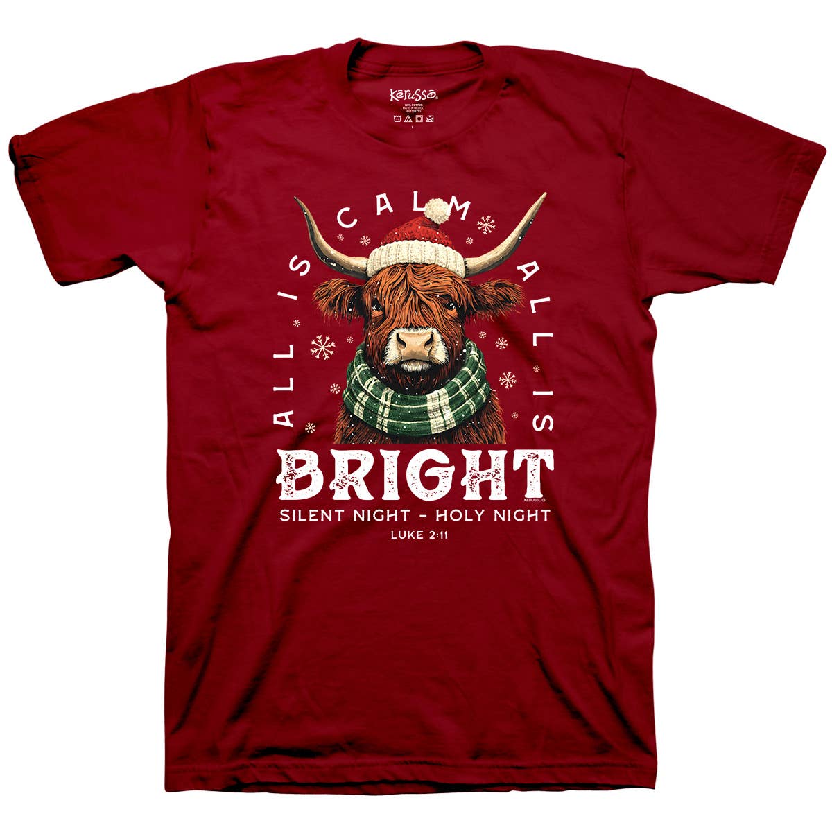 Kerusso Christmas T-Shirt Bright