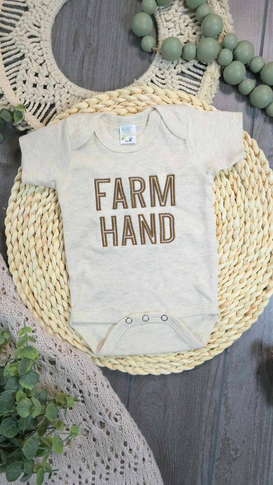 Baby Bodysuit | Farm Hand