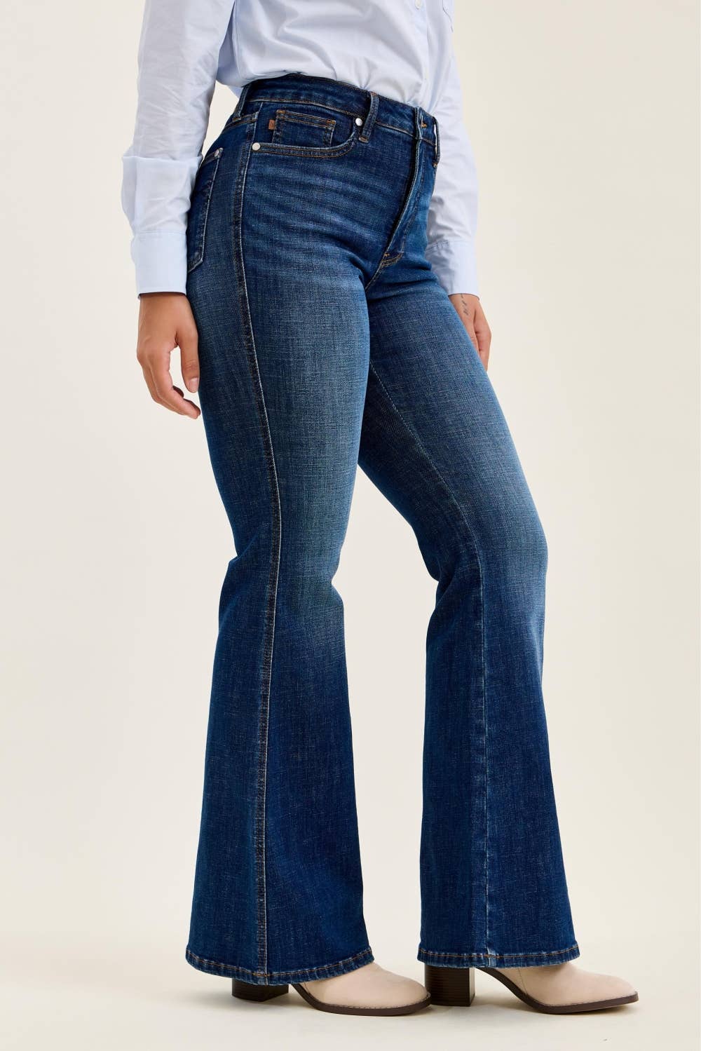 HW T.C. CHARLOTTE FLARE DK Modern Indigo