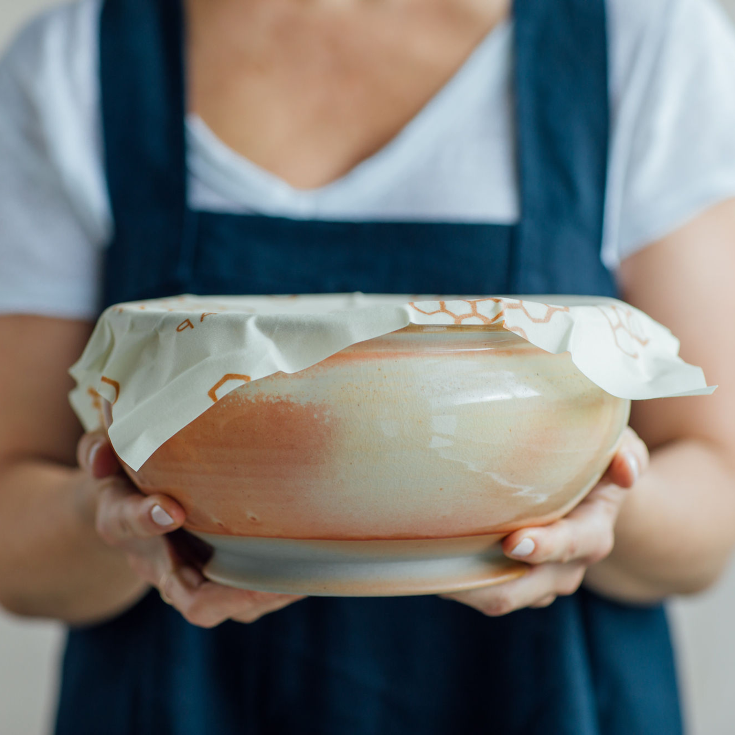 Large Wrap - Honeycomb Print