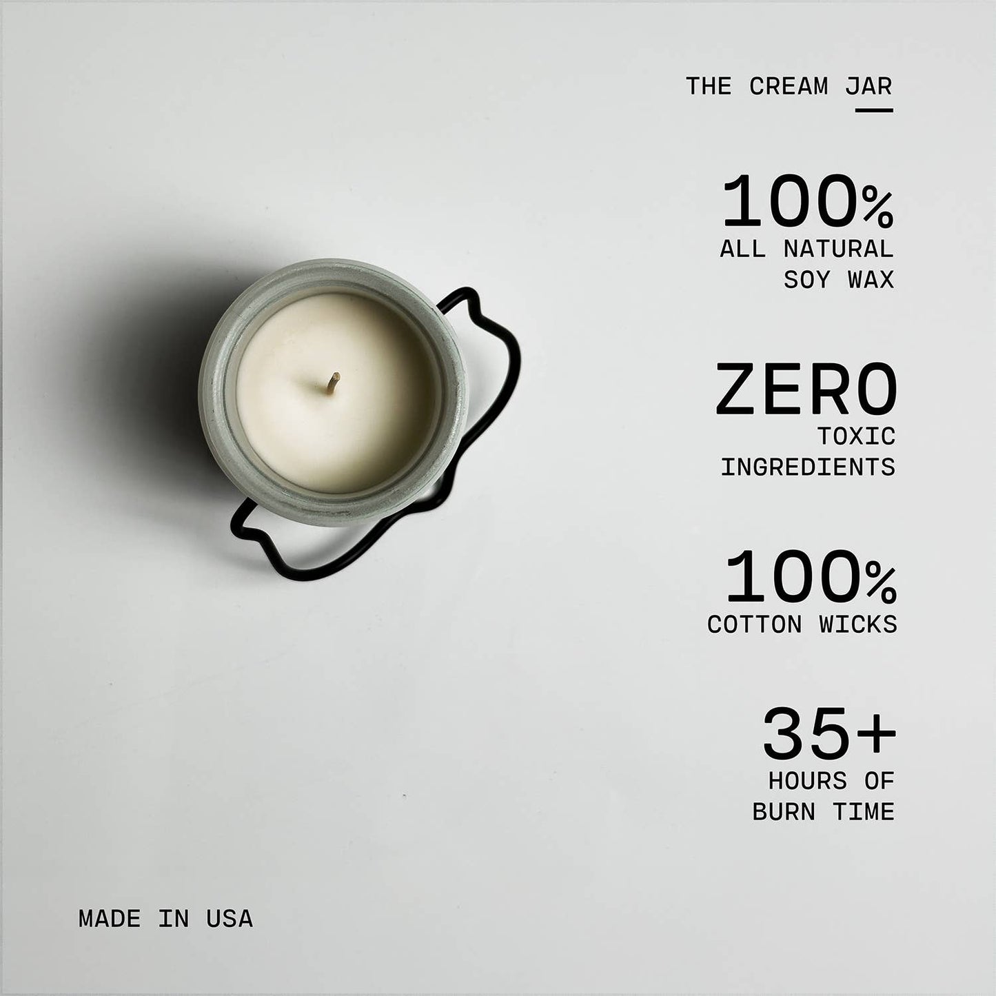 5 oz Cream Jar Candle: Mountain Rain