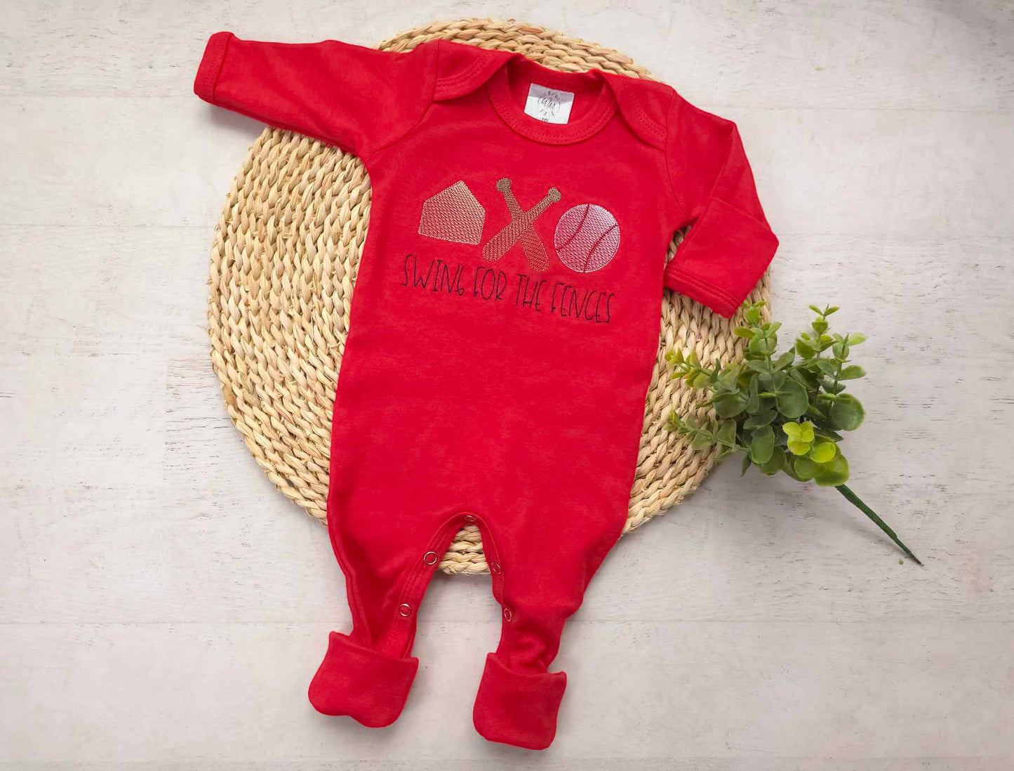 Baby Boy Baseball Romper | Swing For The Fences