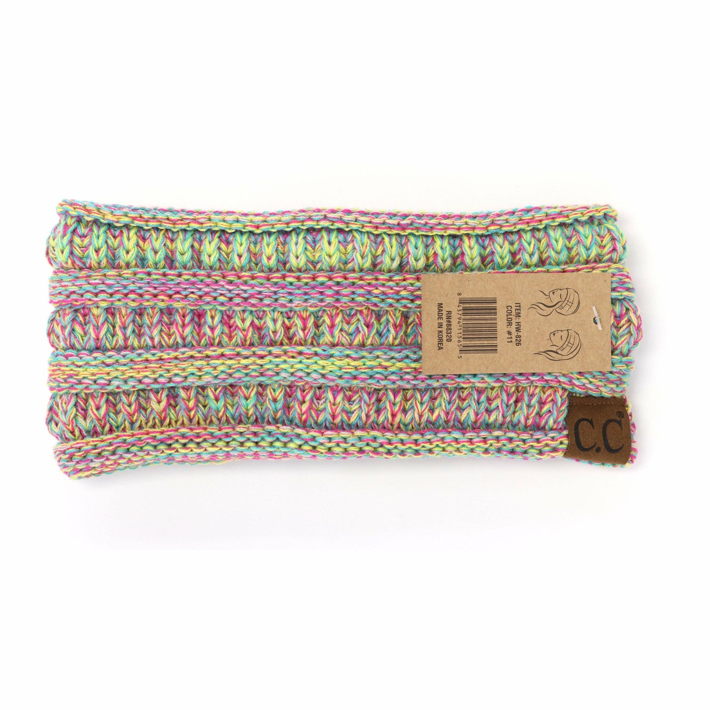 Four Tone Ribbed Knit Women's Fashion Headband