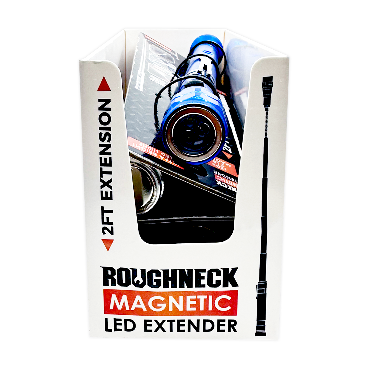 Roughneck Magnetic LED Extender 2 ft Multi Tool